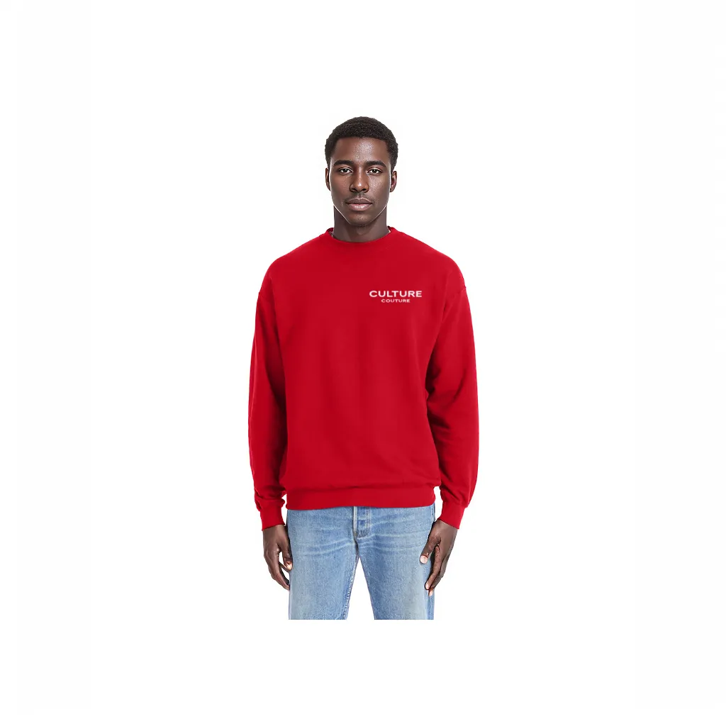 Do It For The Culture Sweatshirt In The Red Colorway